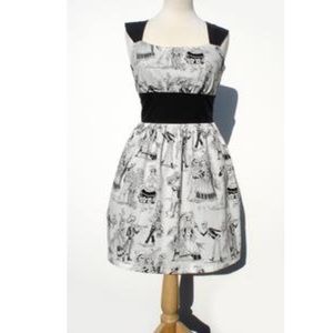 Day of the dead print dress